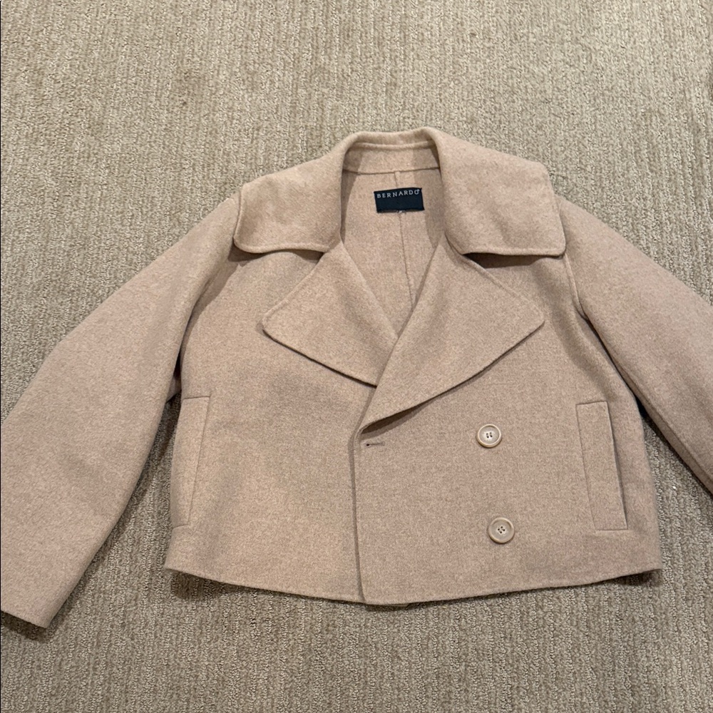 Bernardo Beige Double-Breasted Jacket - image 1